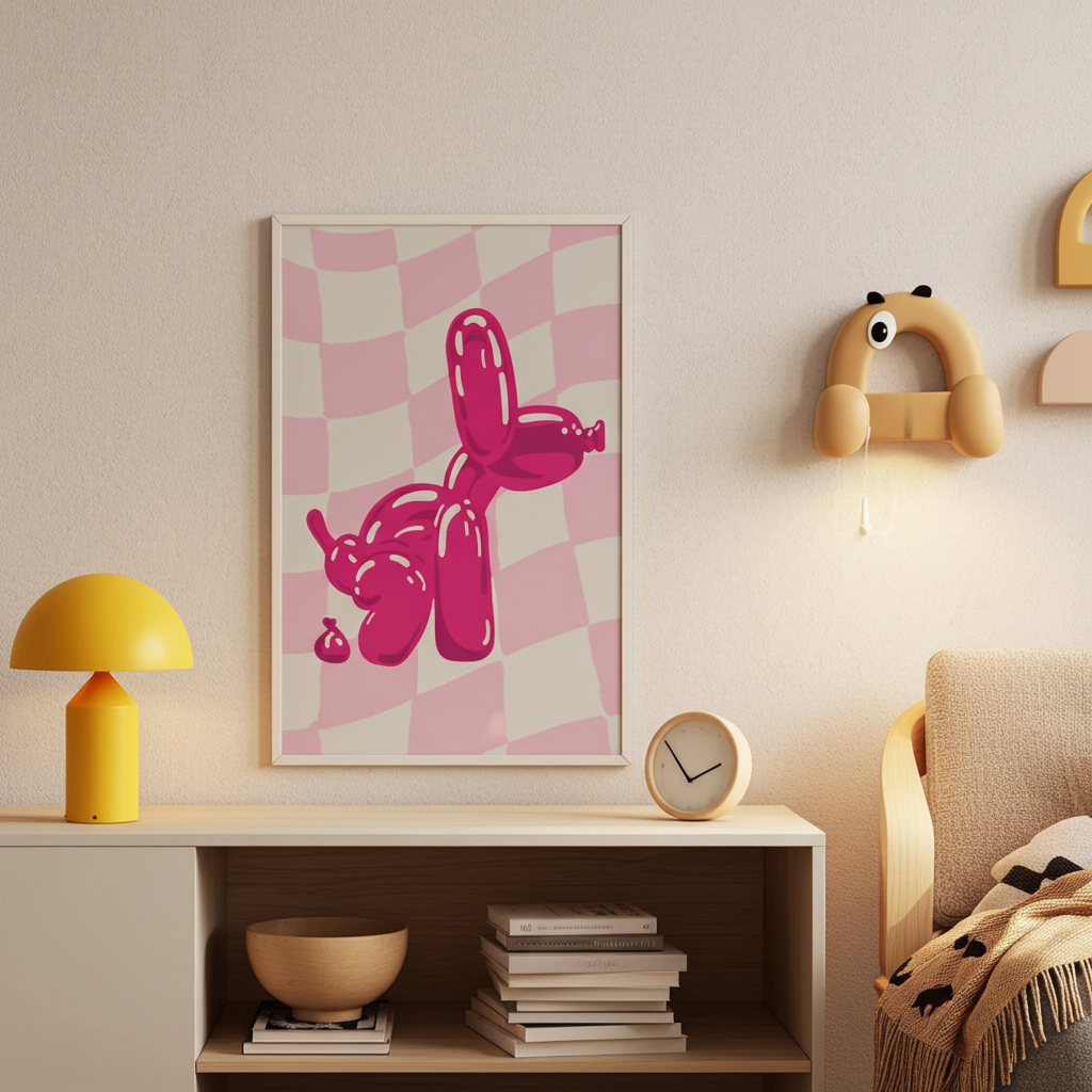 Affiche "Ballon Popo" – L’art (pas) trop sérieux