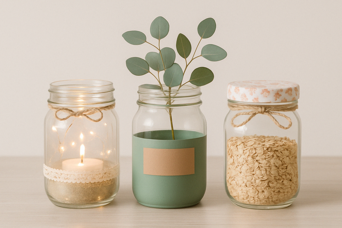 Que faire avec des bocaux en verre ? Idées déco et DIY ultra chouettes !