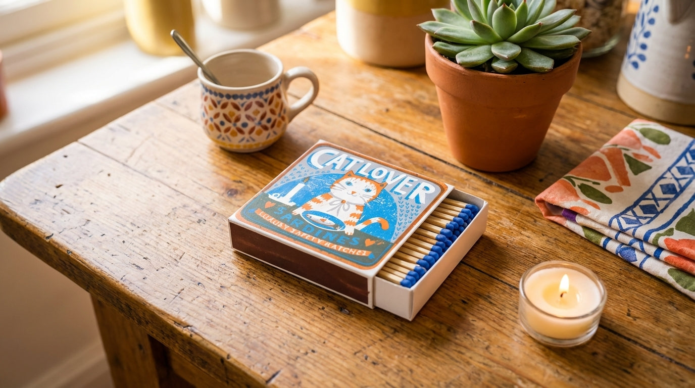 Boîte d’allumettes chat – L’accessoire qui ronronne