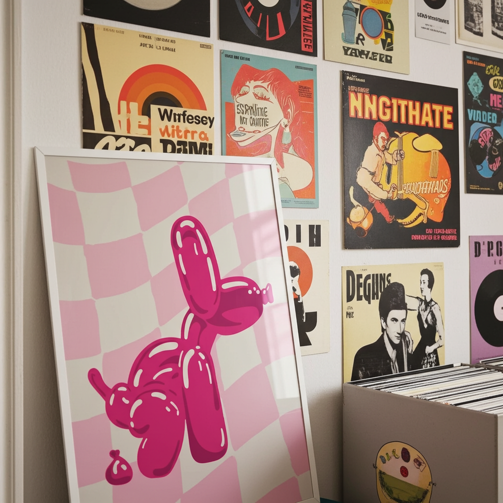 Affiche "Ballon Popo" – L’art (pas) trop sérieux