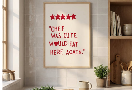 déco cuisine affiche
